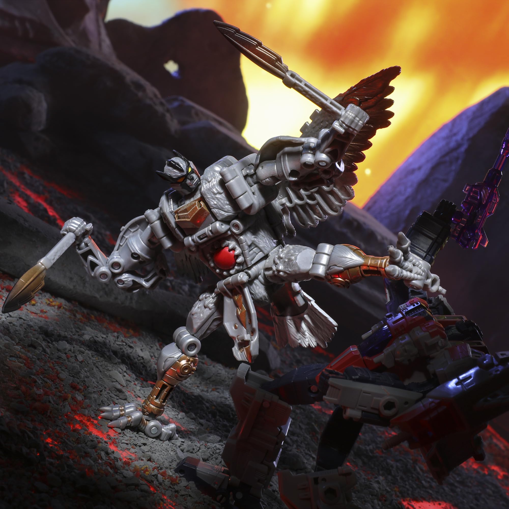 Transformers Legacy Silverbolt action figure Voyager 17,5 cm