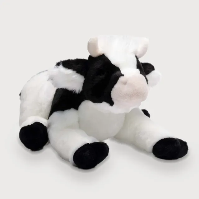 La Pelucherie Countryside Colette peluche mucca 55 cm bianco