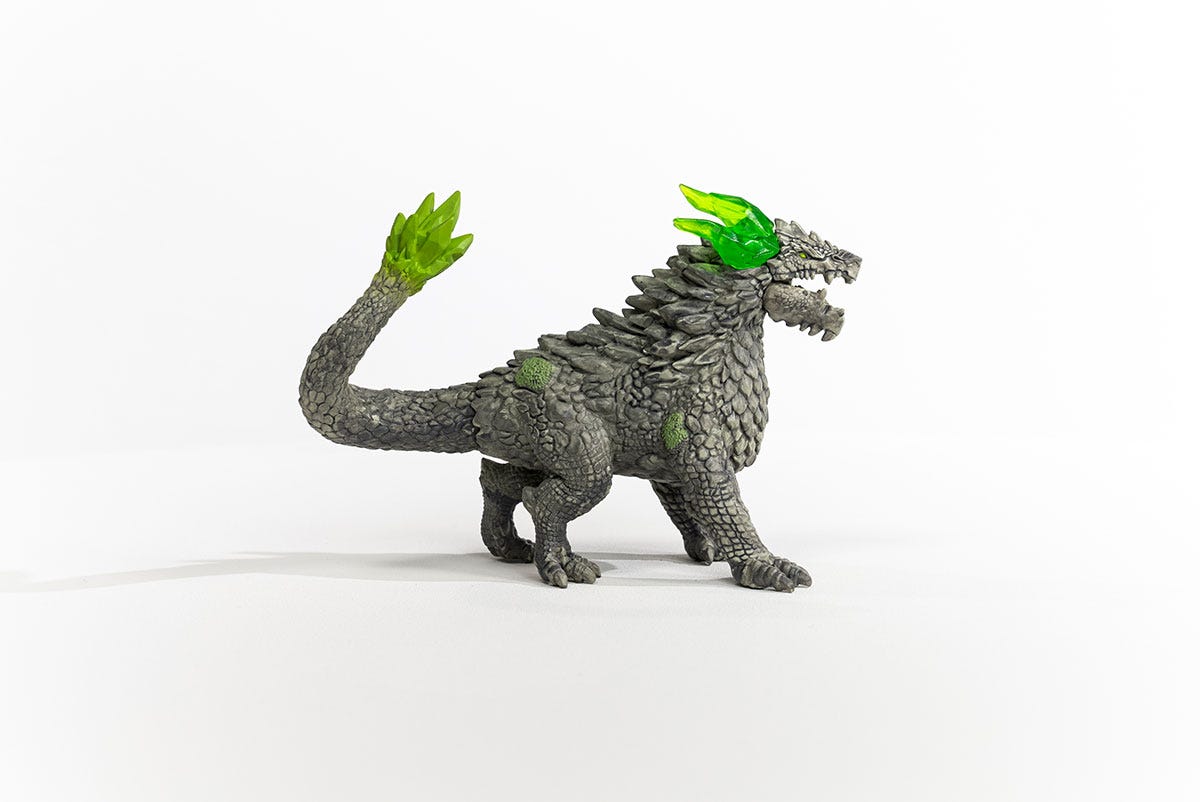 Schleich Eldrador Drago di pietra 70149 action figure drago