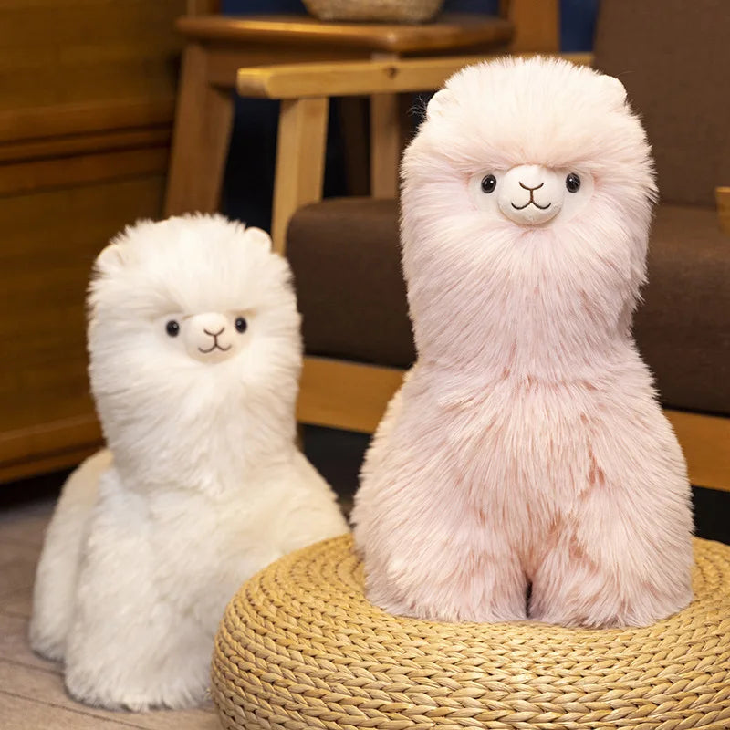 ToyalFriends Alpaca Lama peluche 40cm marrone morbido