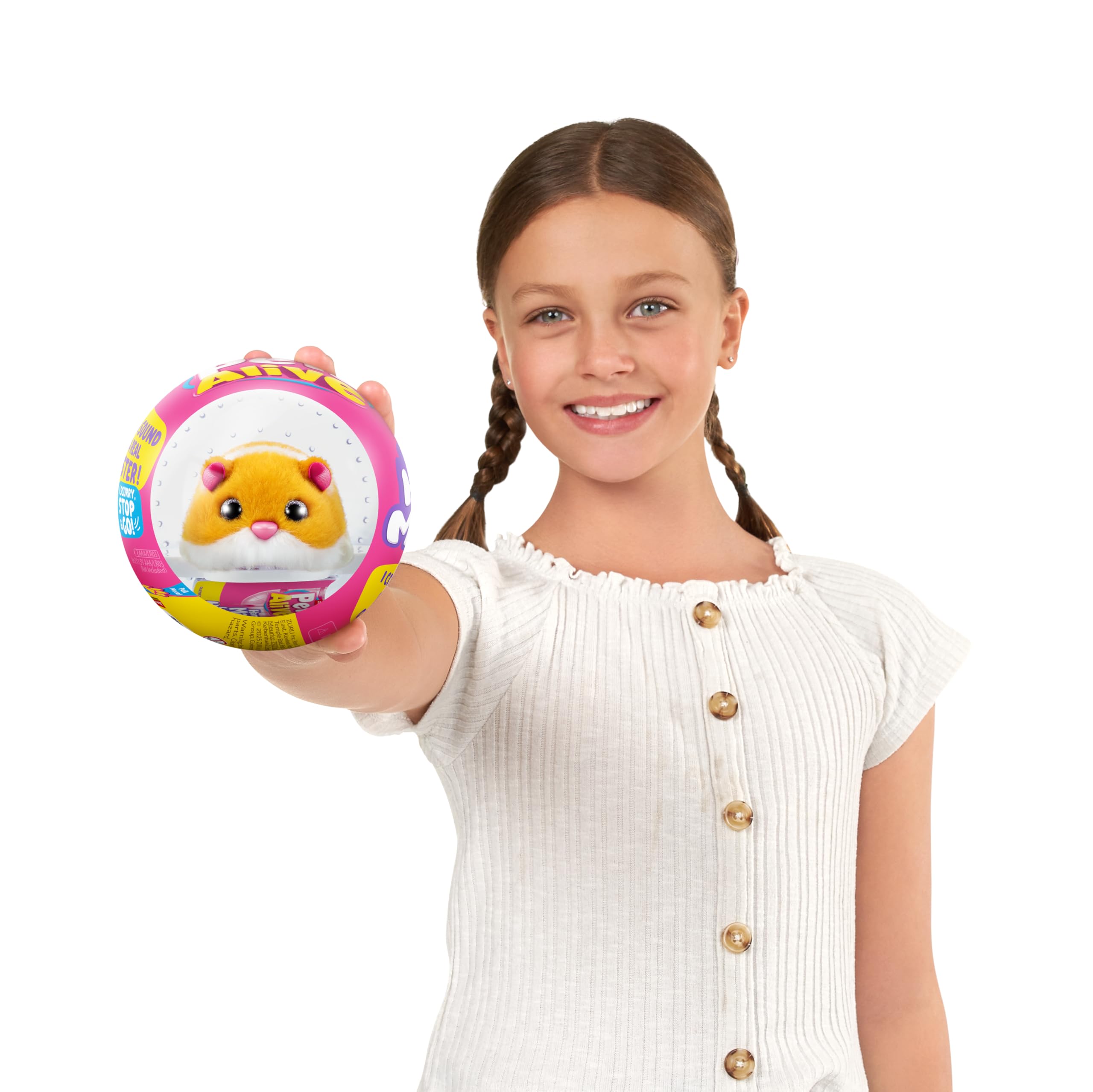 Pets Alive Hamster Mania peluche criceto arancione interattivo