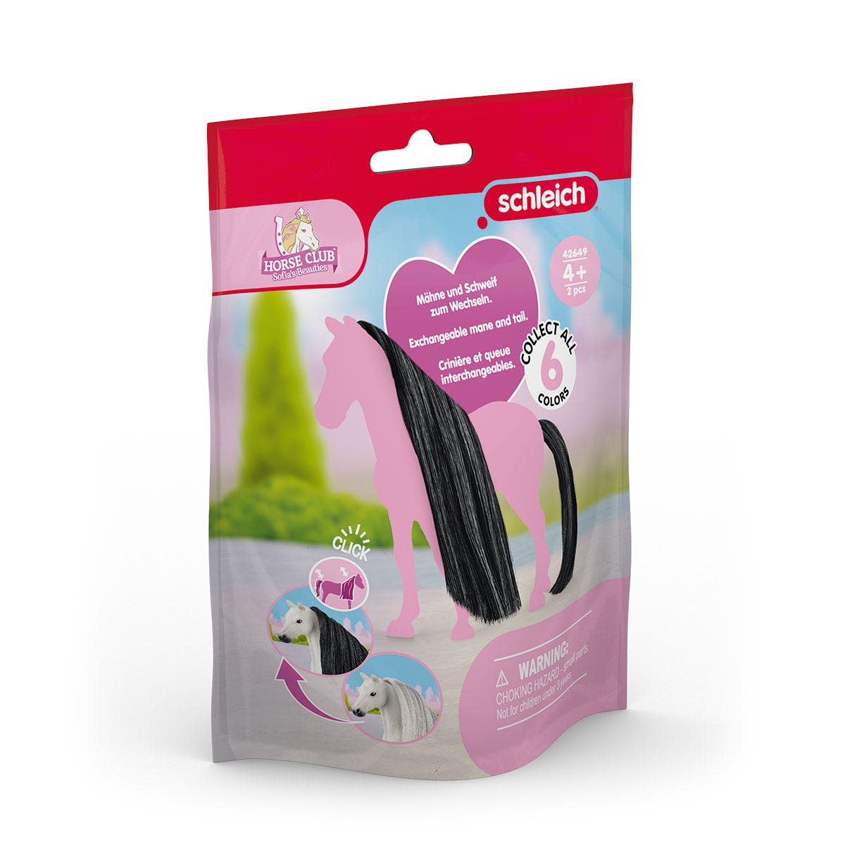Schleich Beauty Horses Capelli Neri 42649 accessorio