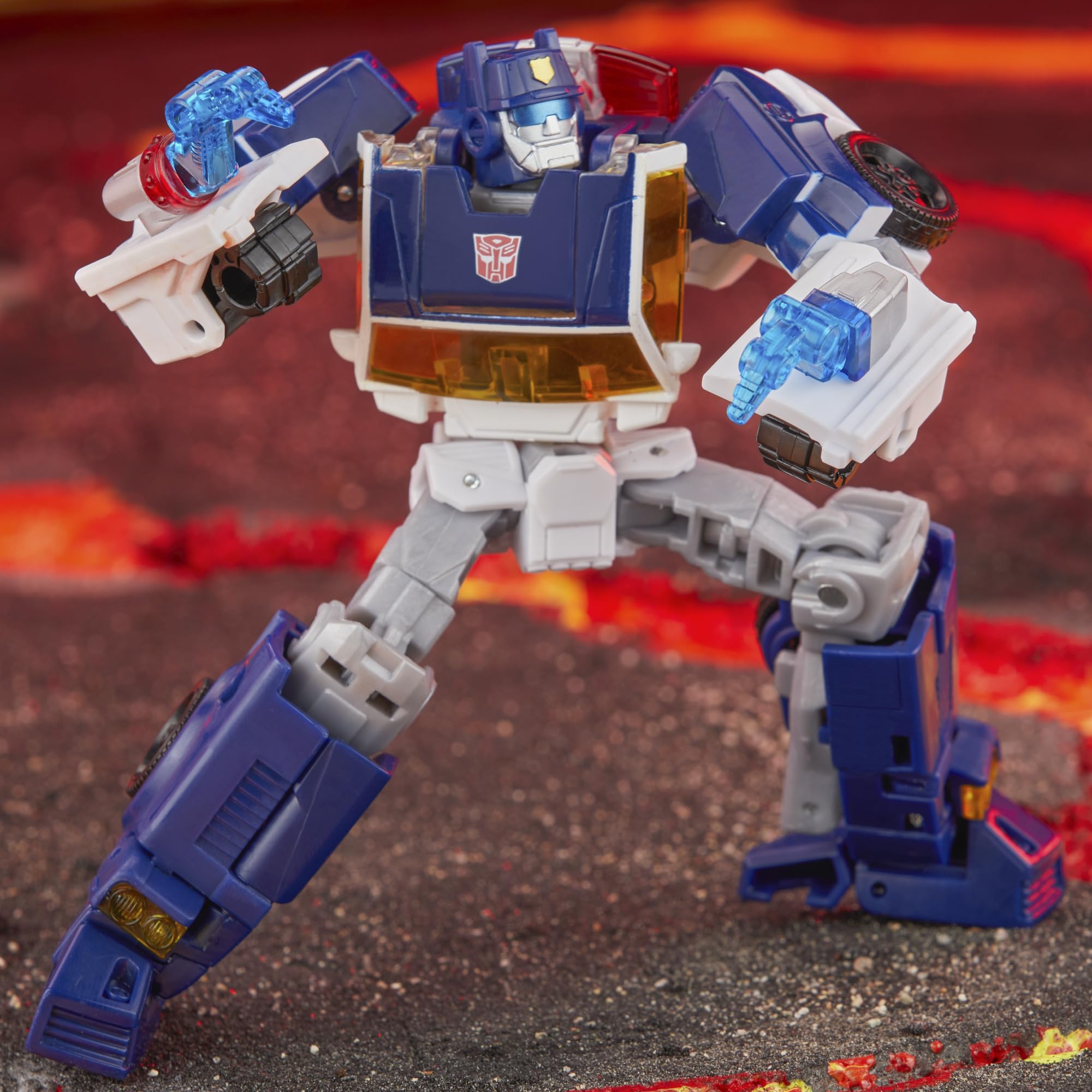 Transformers Legacy United Autobot Chase action figure 14 cm auto polizia