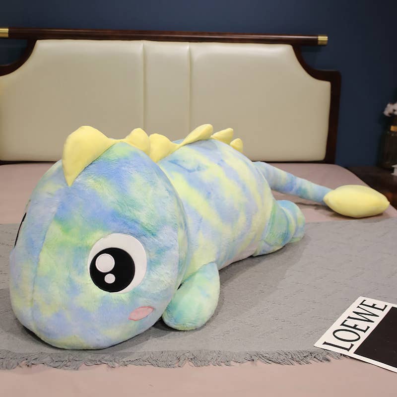 ToyalFriends Dinosaurs 80cm peluche dinosauro cuscino viola gigante