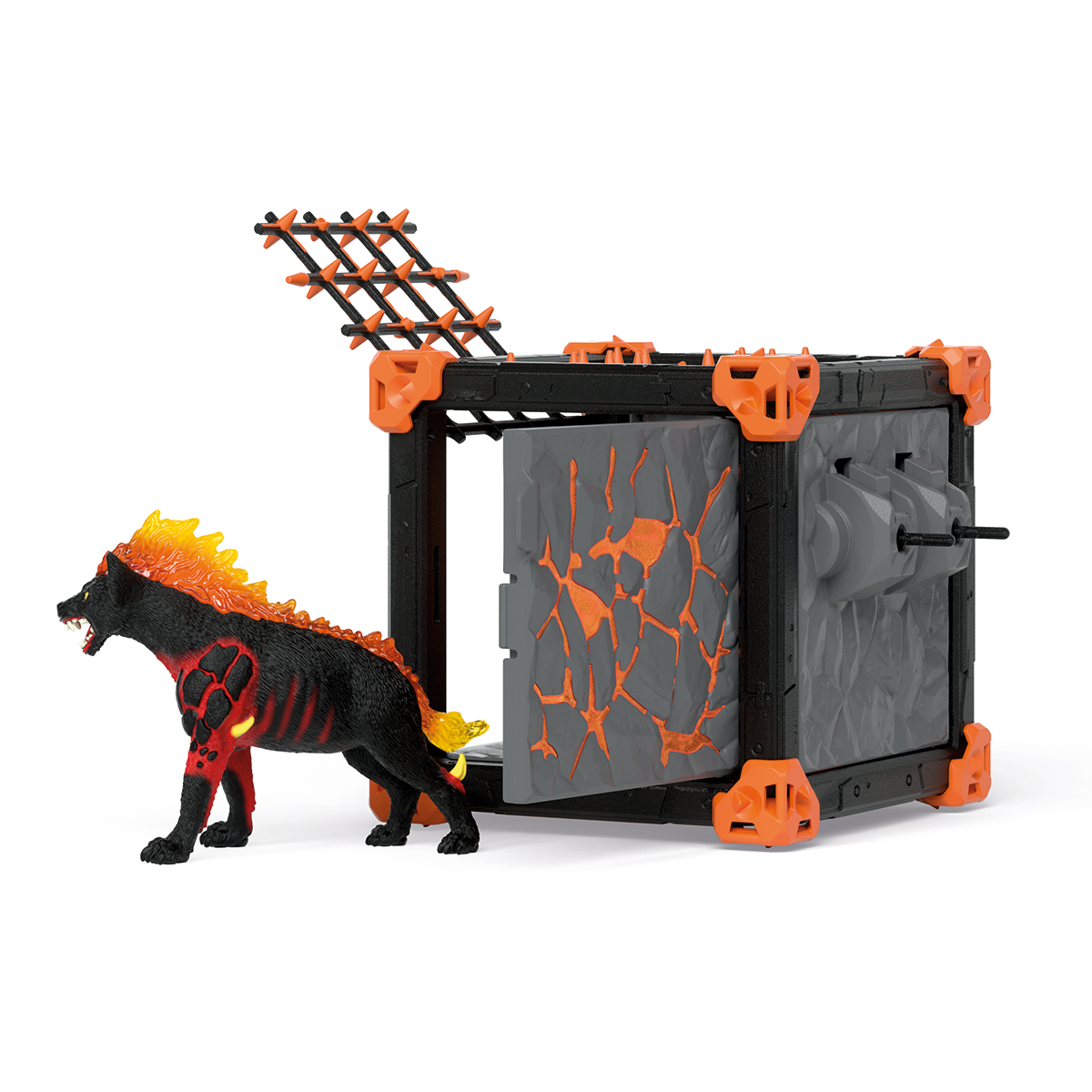 Schleich Eldrador BattleCave Iena di lava playset cristallo