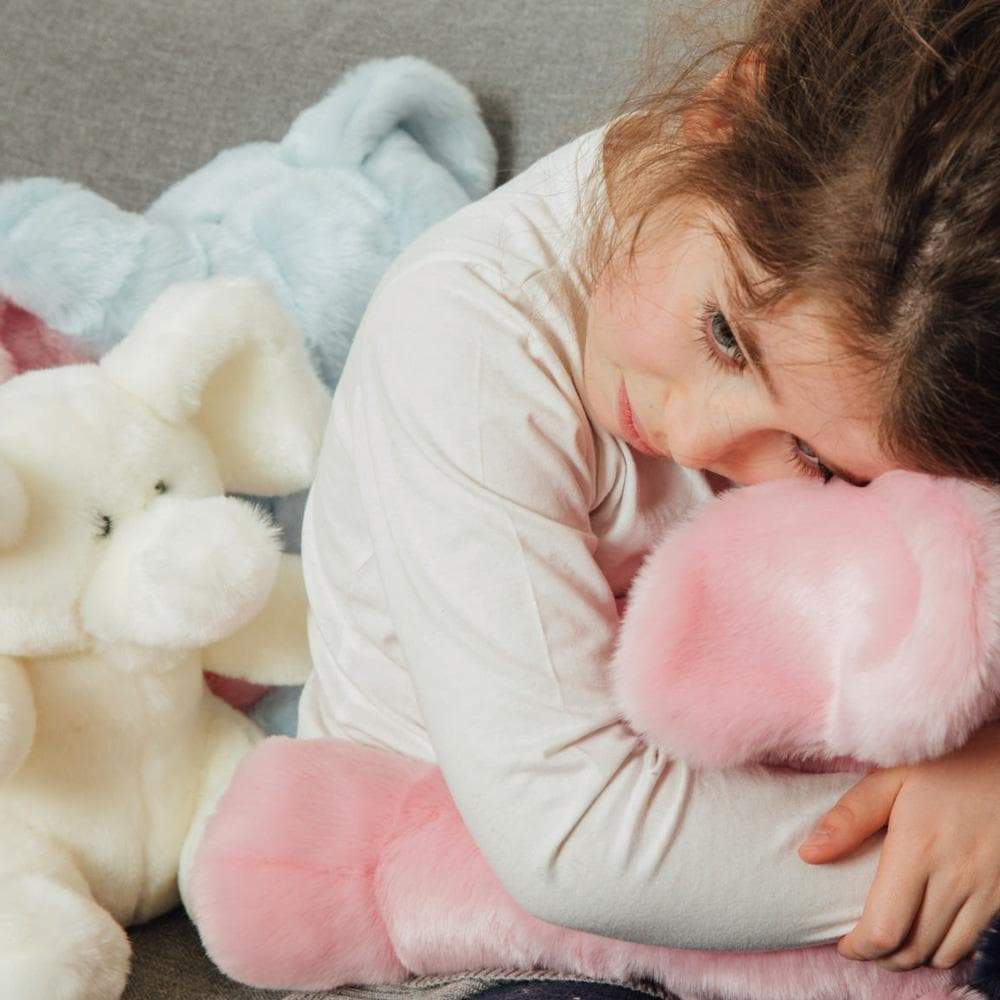 La Pelucherie Jungle Elefante Victor peluche Small 25 cm bianco