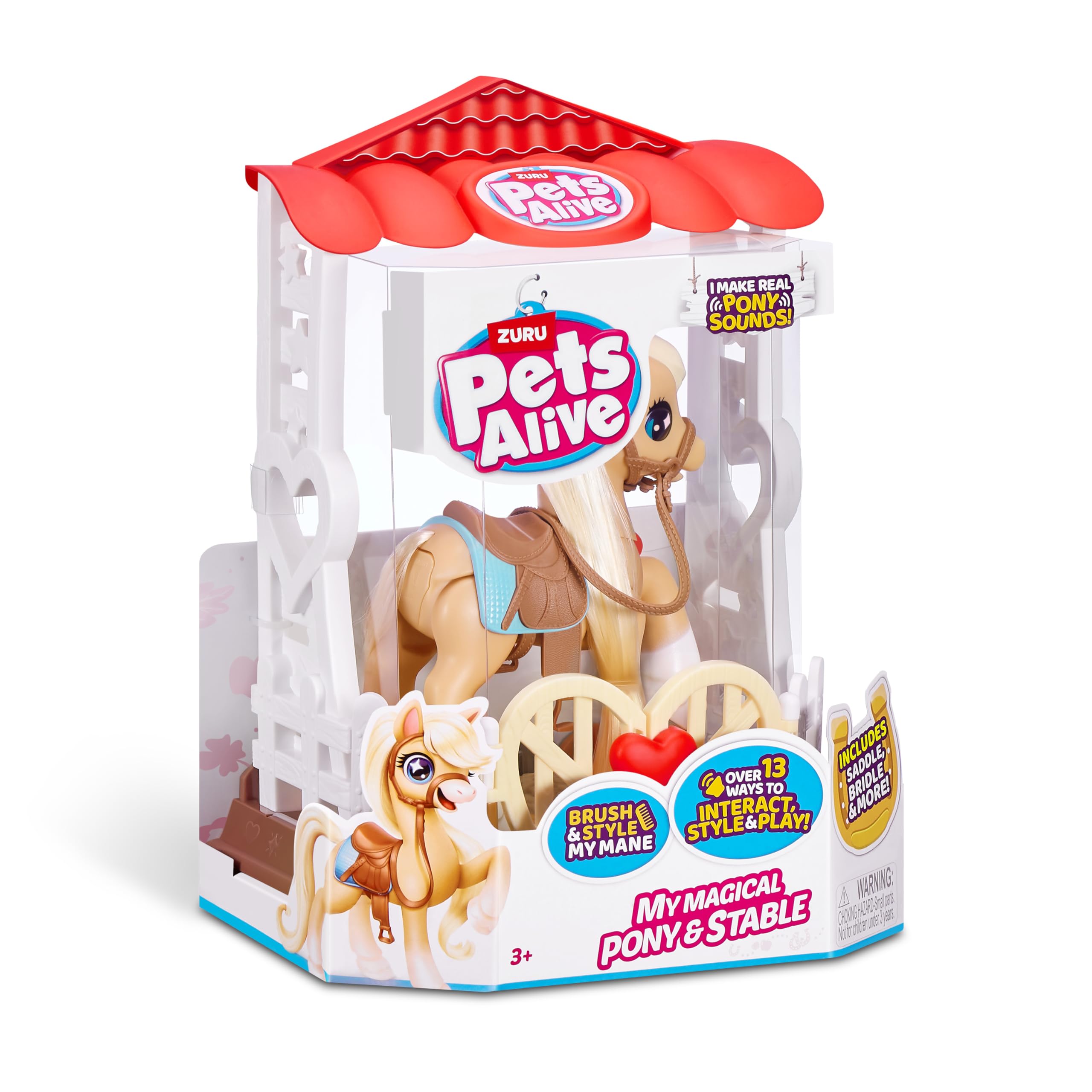 Pets Alive Robotic Pets My Magical Pony interattivo con scuderia