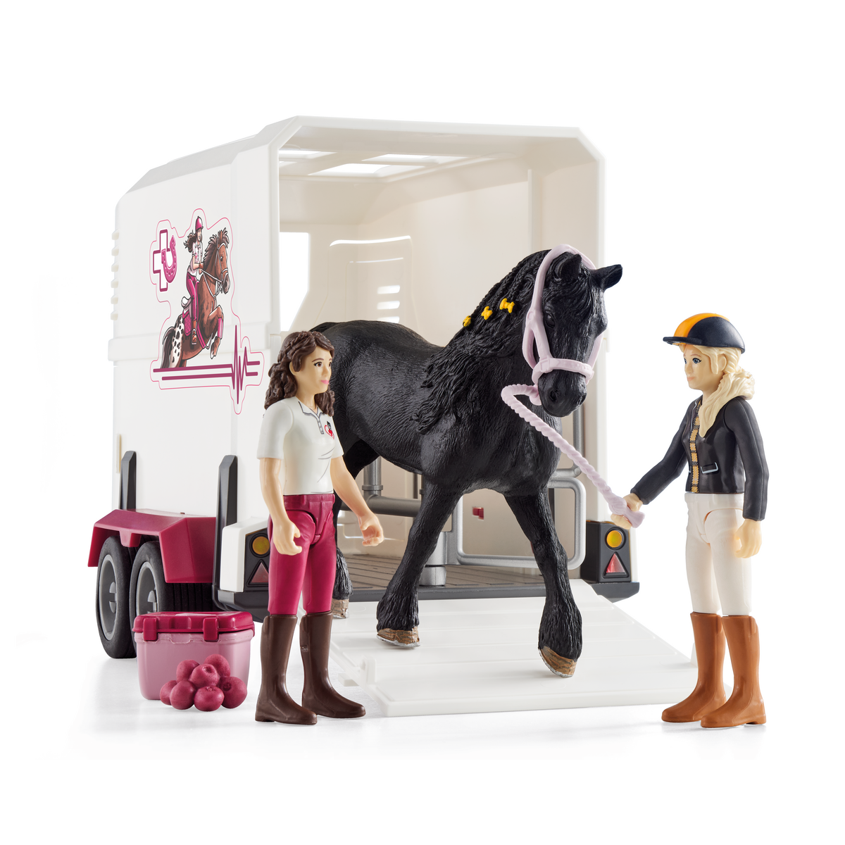 Schleich Farm World Visita dal veterinario 72261 playset cavallo