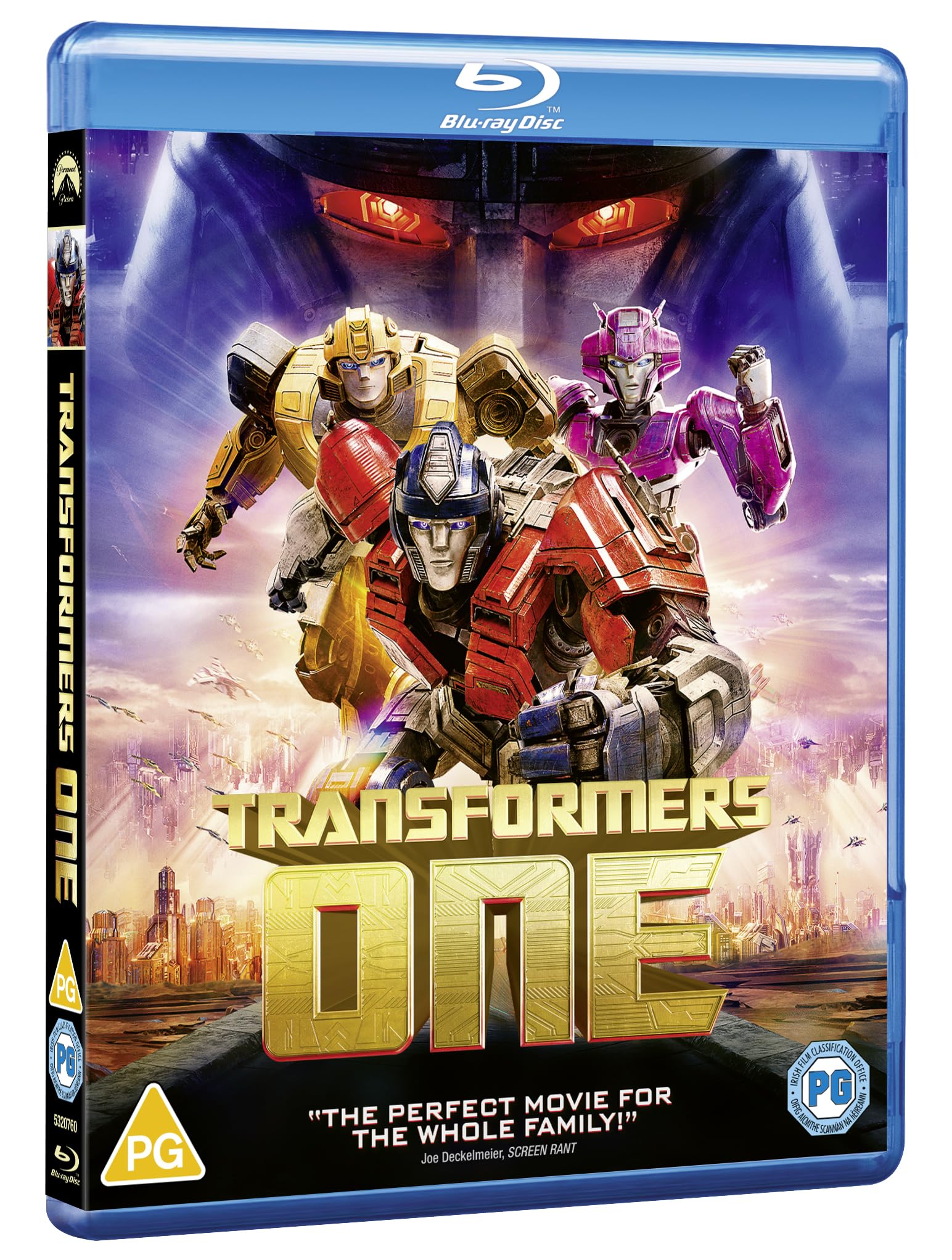 Transformers One Blu-ray film animazione origine Optimus Megatron