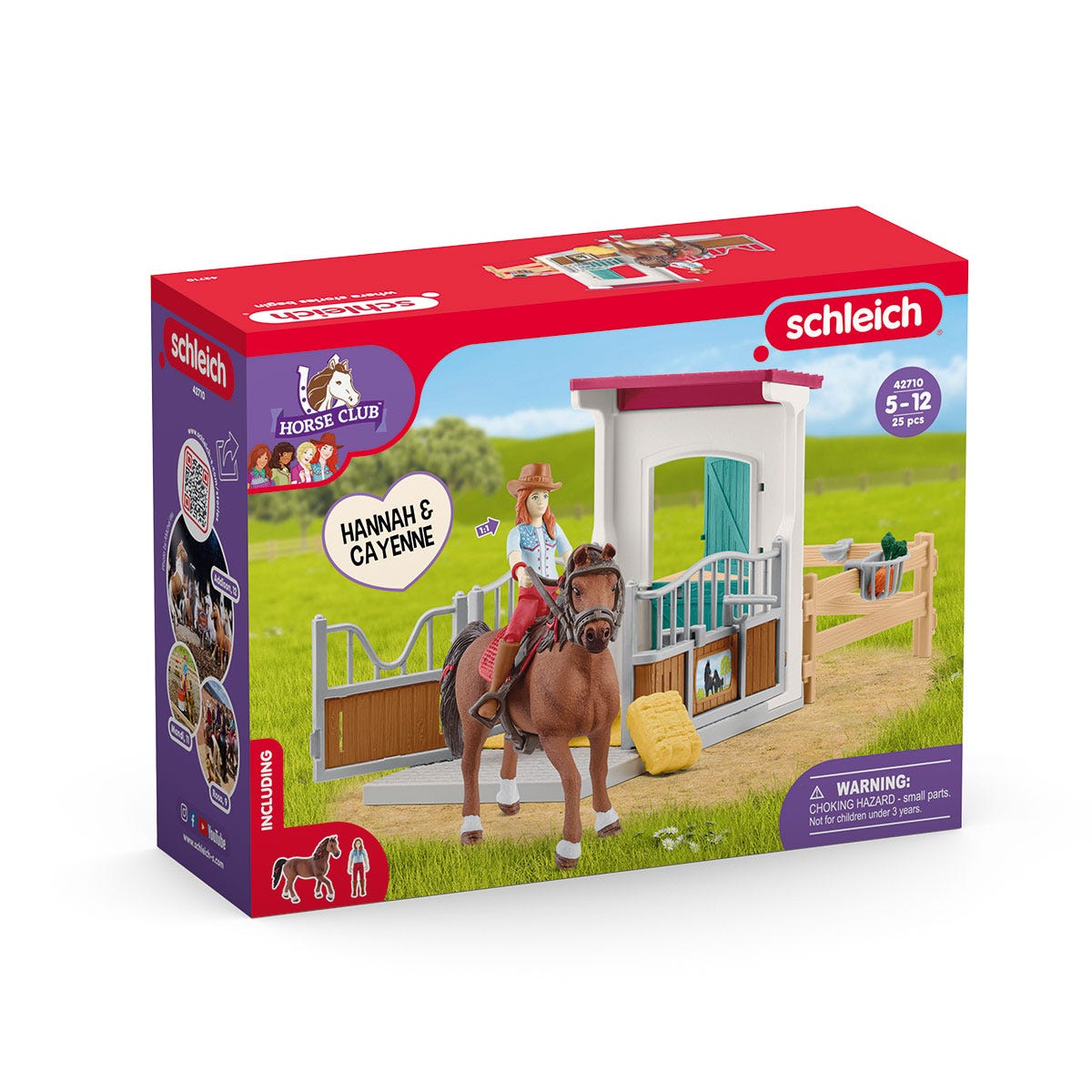 Schleich Horse Club Box Cavalli Hannah e Cayenne 42710 Playset