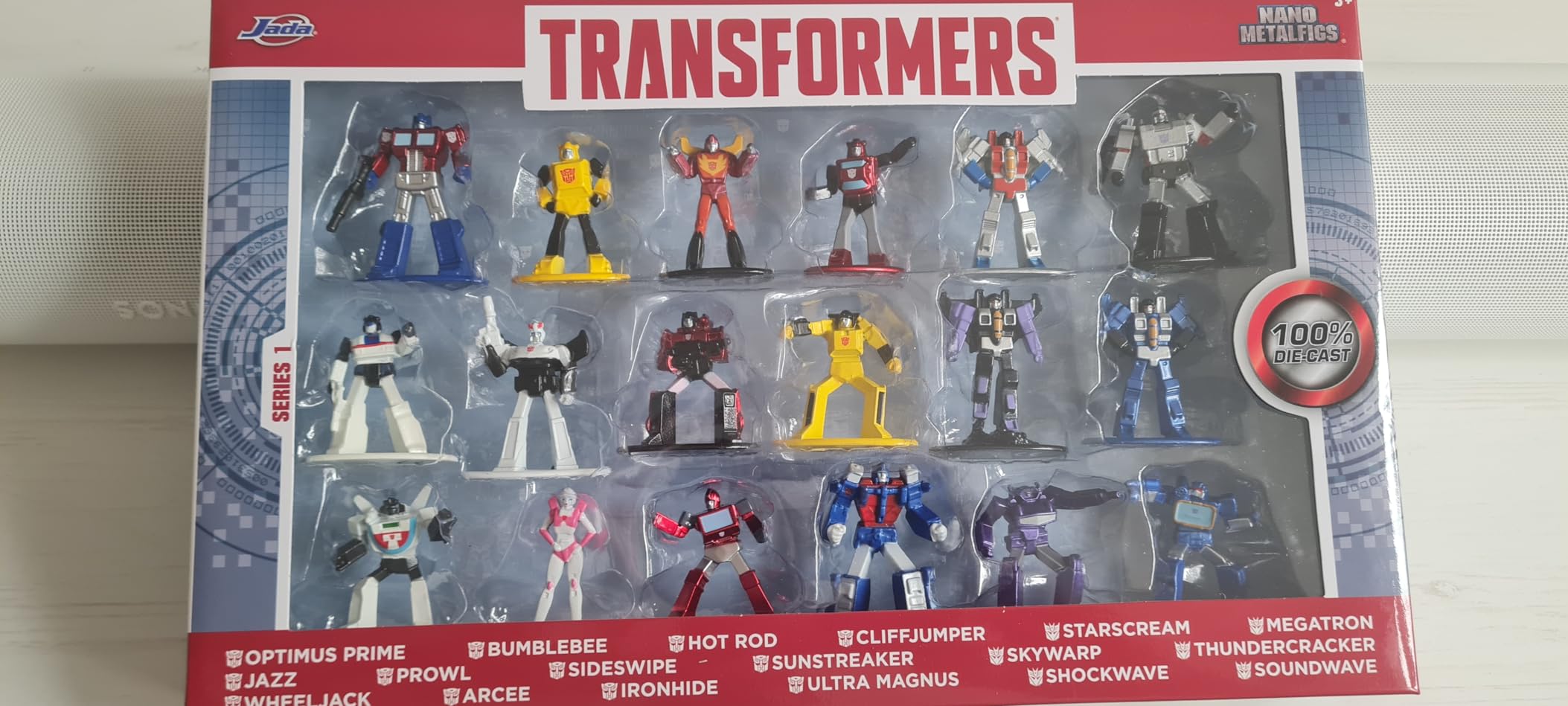 Transformers Nanofigs Wave 2 set 18 mini figure die-cast multicolore