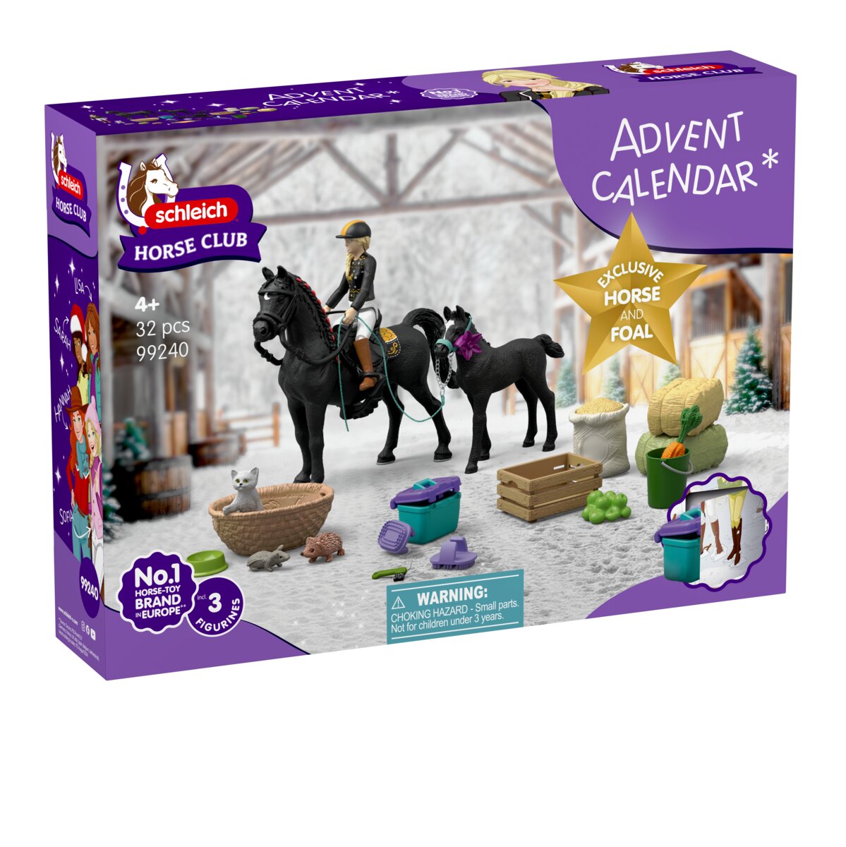 Schleich Horse Club Calendario Avvento 2026 cavalcata invernale