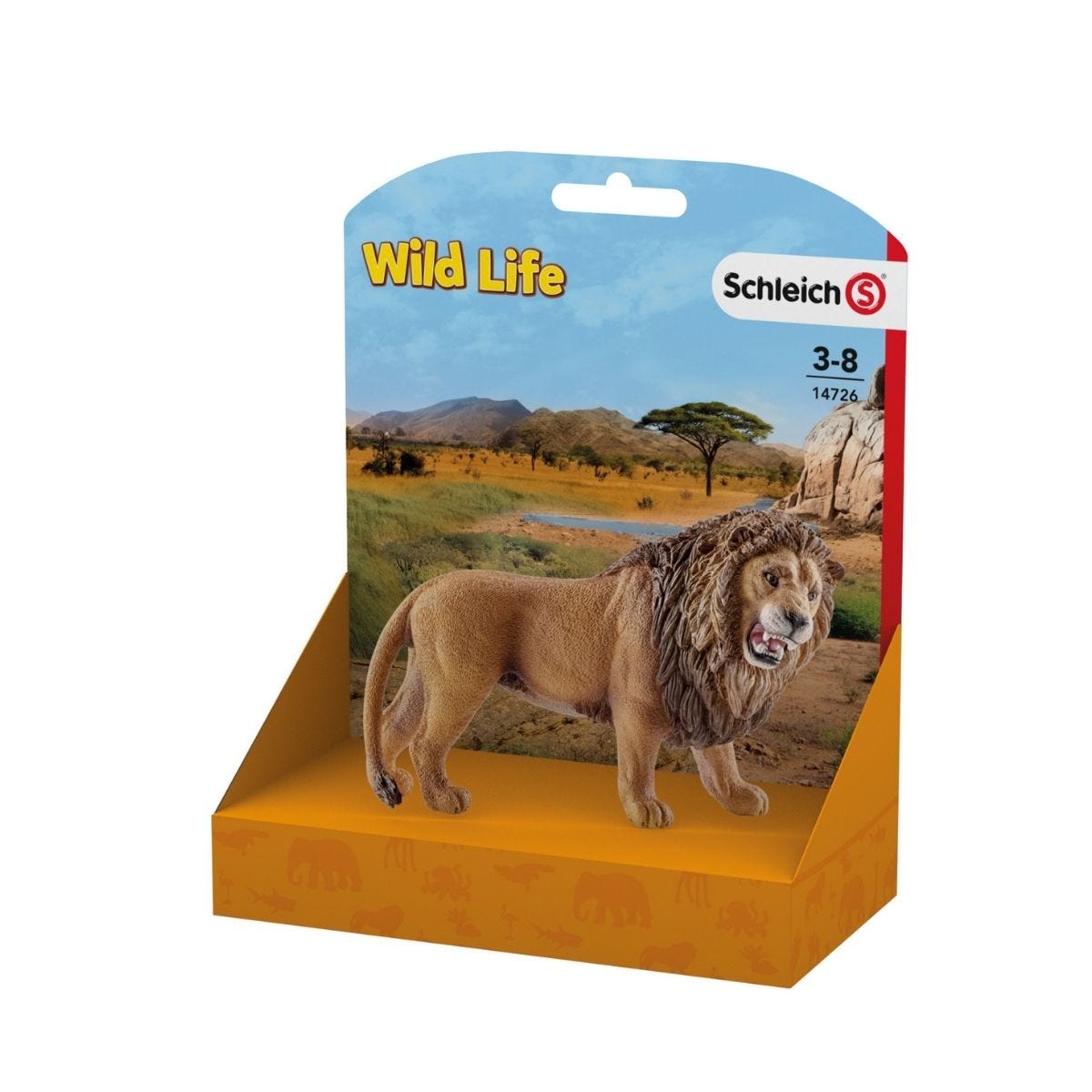 Schleich Wild Life Leone ruggente 14726 statuetta