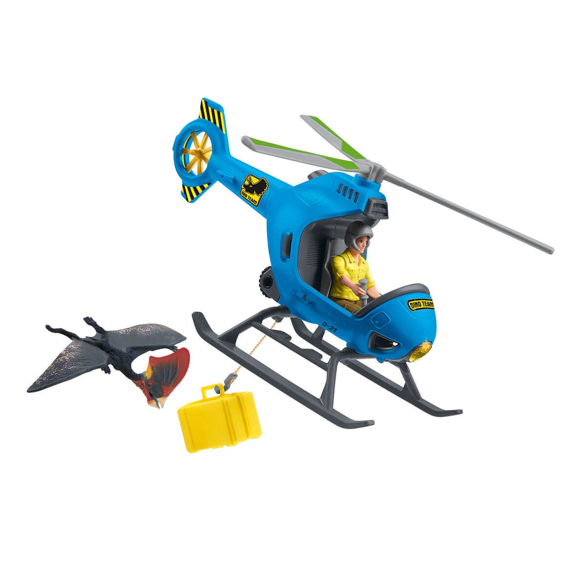 Schleich Dinosaurs 41468 playset attacco aereo elicottero Tapejara