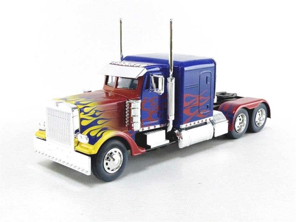 Transformers T1 Optimus Prime auto die-cast 1:24 blu rosso