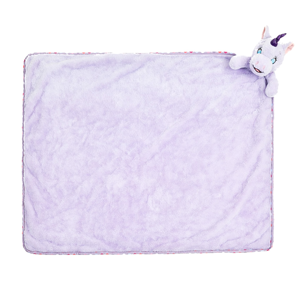 Cubbies Blankies Starflower coperta unicorno lilla large