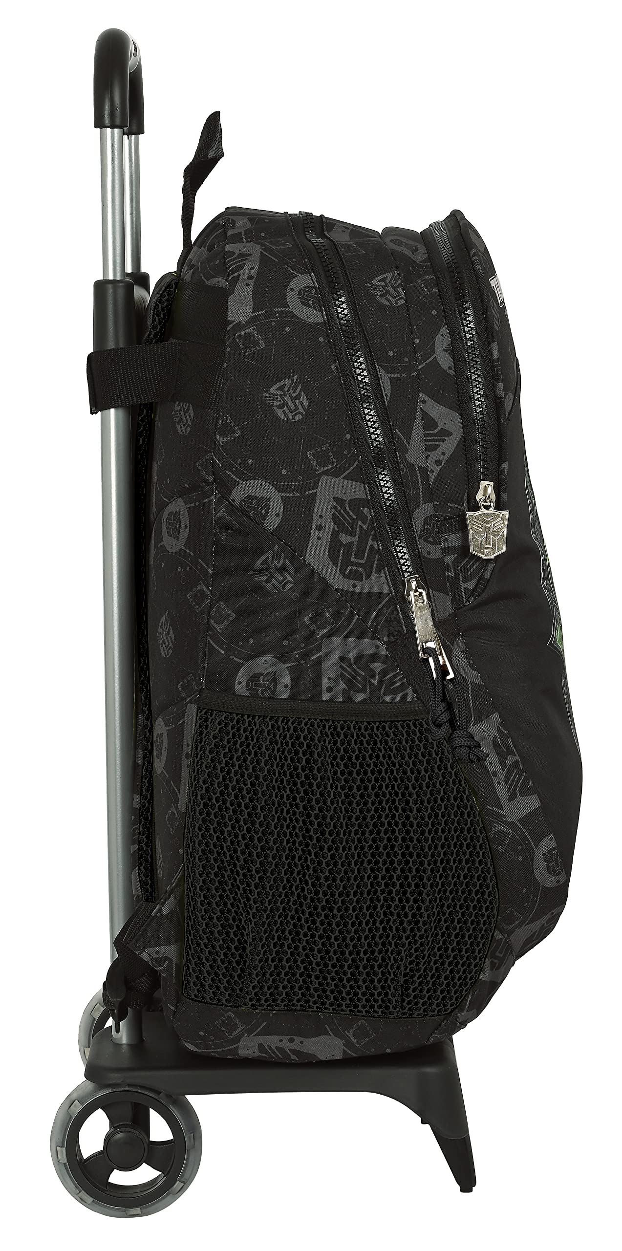 Safta Transformers zaino trolley scuola nero 33x15x43 cm