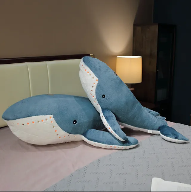 ToyalFriends Ocean Friends balena peluche 55cm blu