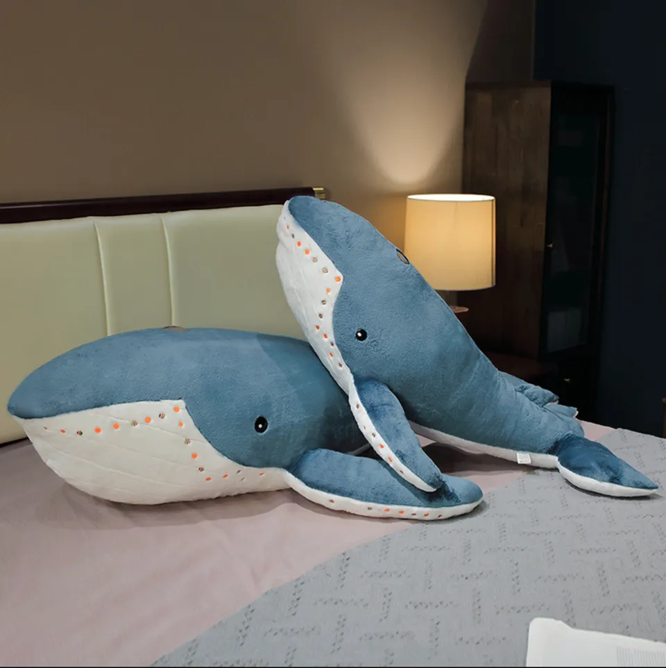 ToyalFriends Ocean Friends balena peluche 55cm blu