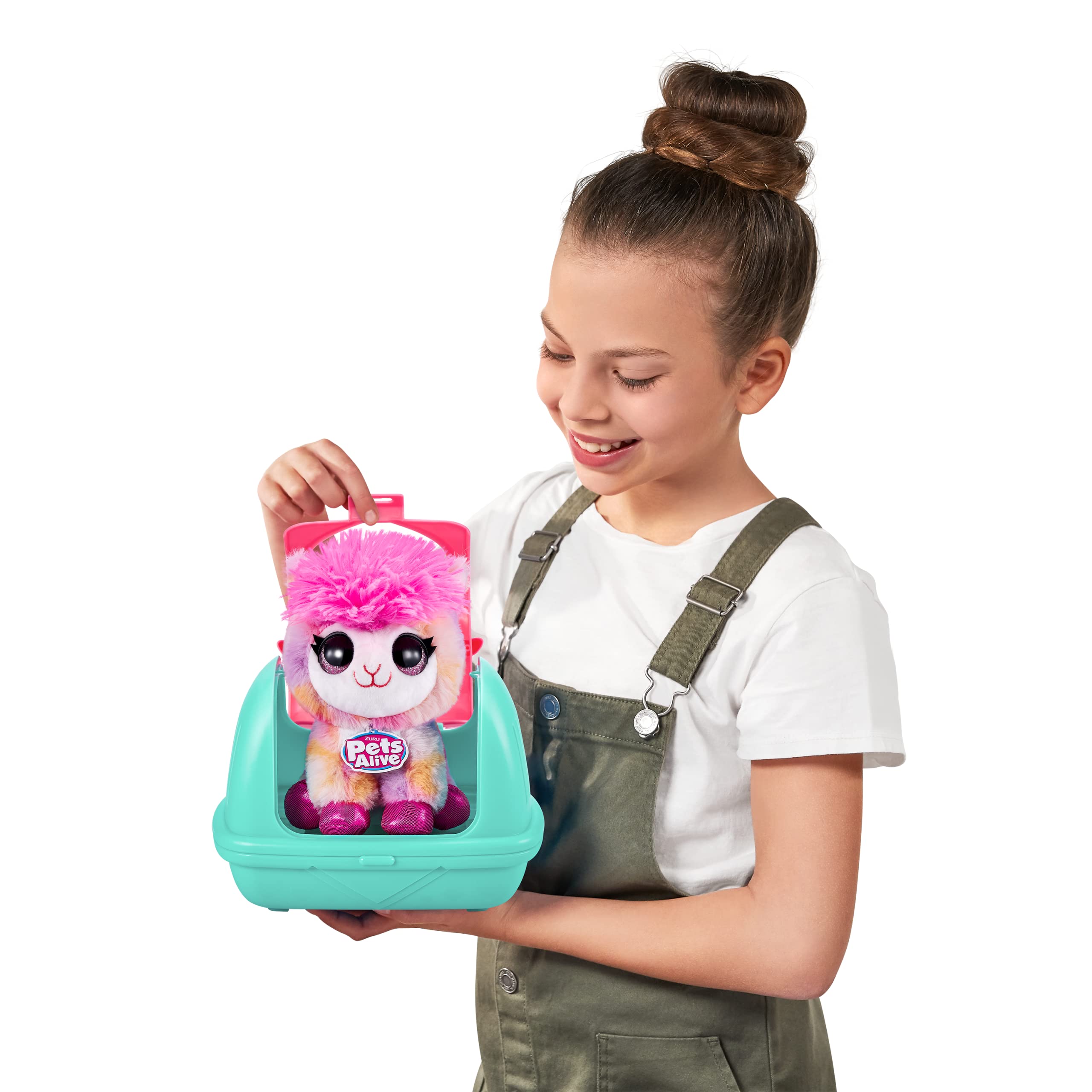 Pets Alive Pet Shop Surprise Lama Serie 2 peluche parla e ripeti