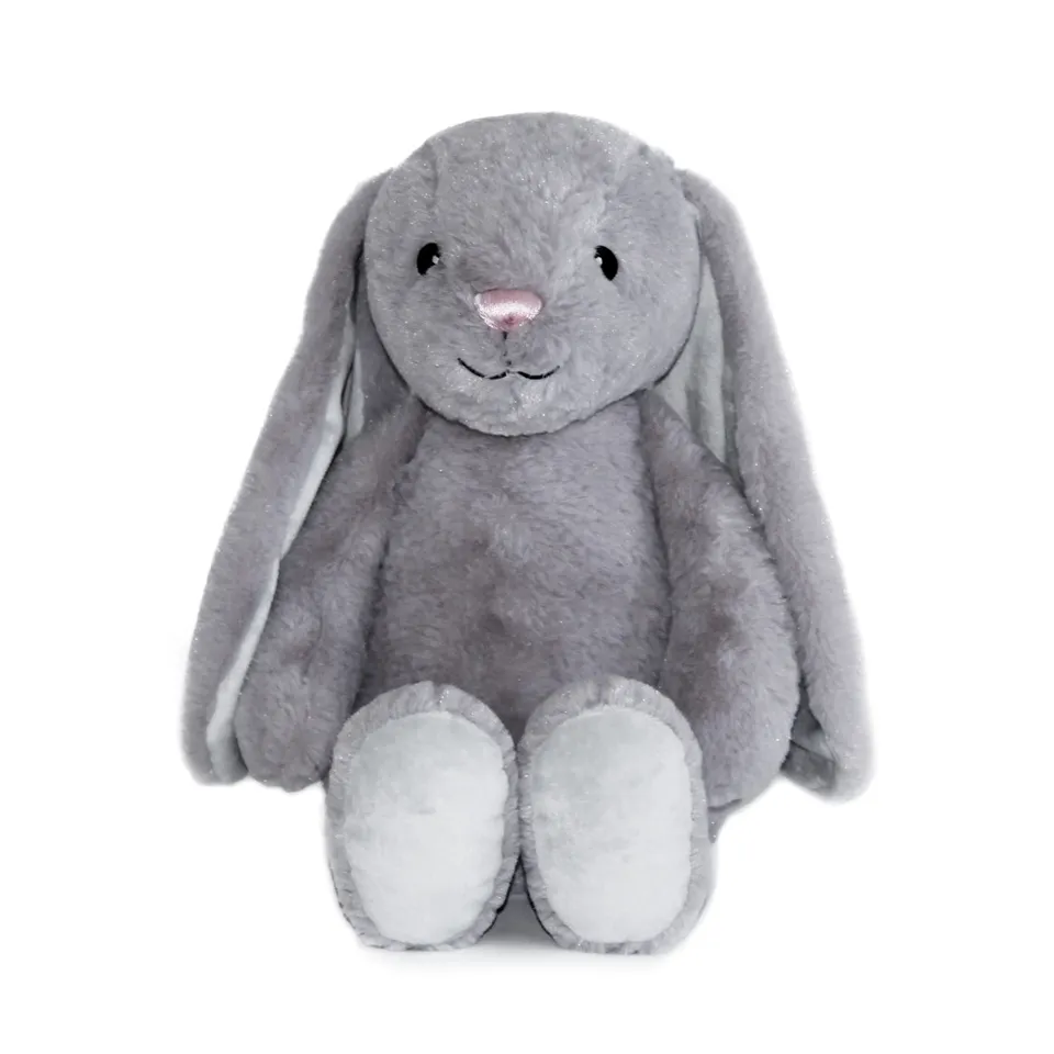 Dumbles Grey Bunny peluche coniglio grigio ricamabile