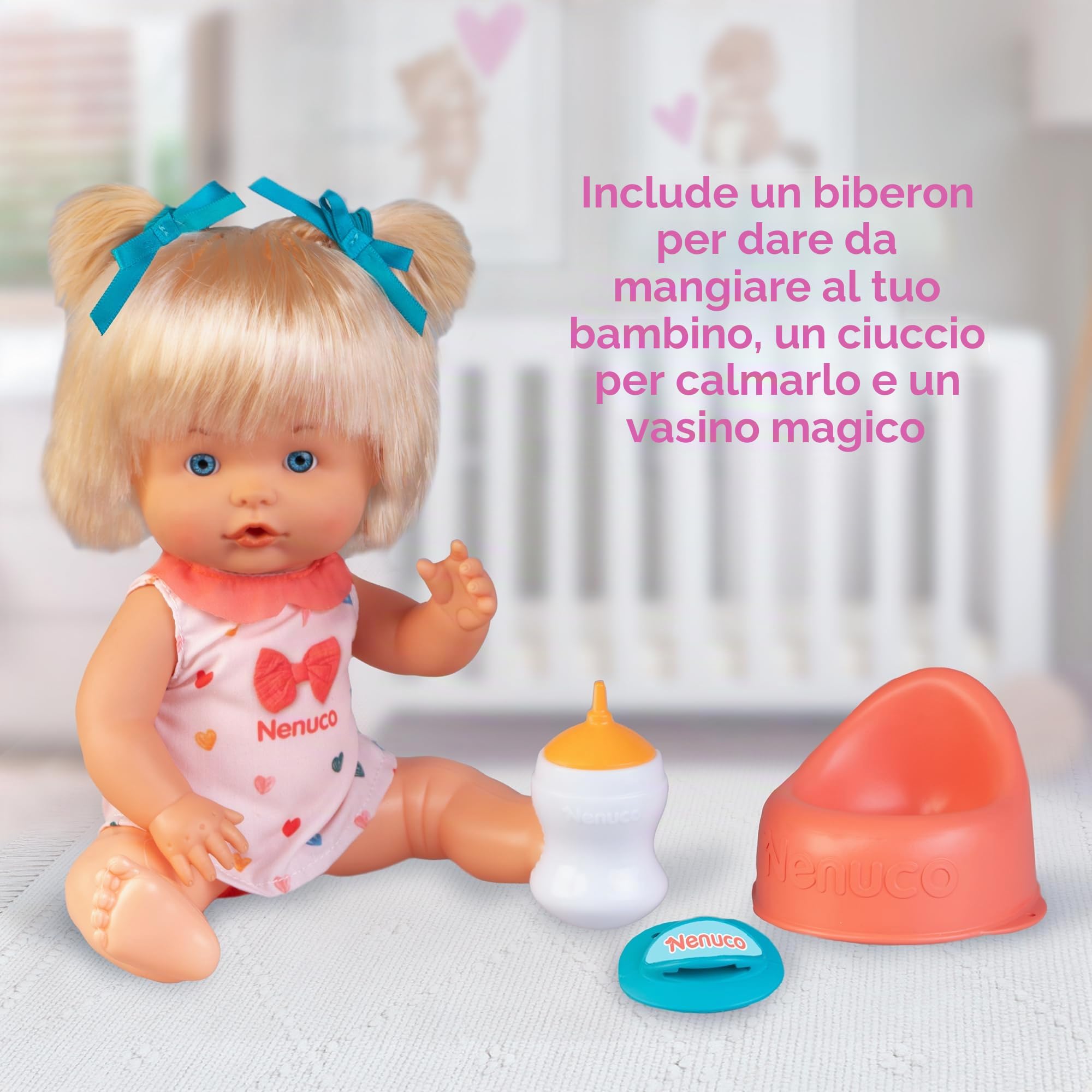 Nenuco Vasino Sorpresa NFNB2000 bambola 25 cm bionda