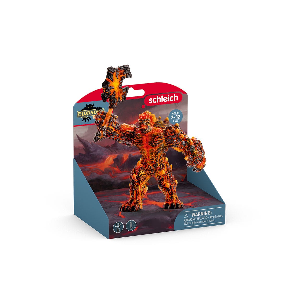 Schleich Eldrador Golem di Lava con Ascia Action Figure