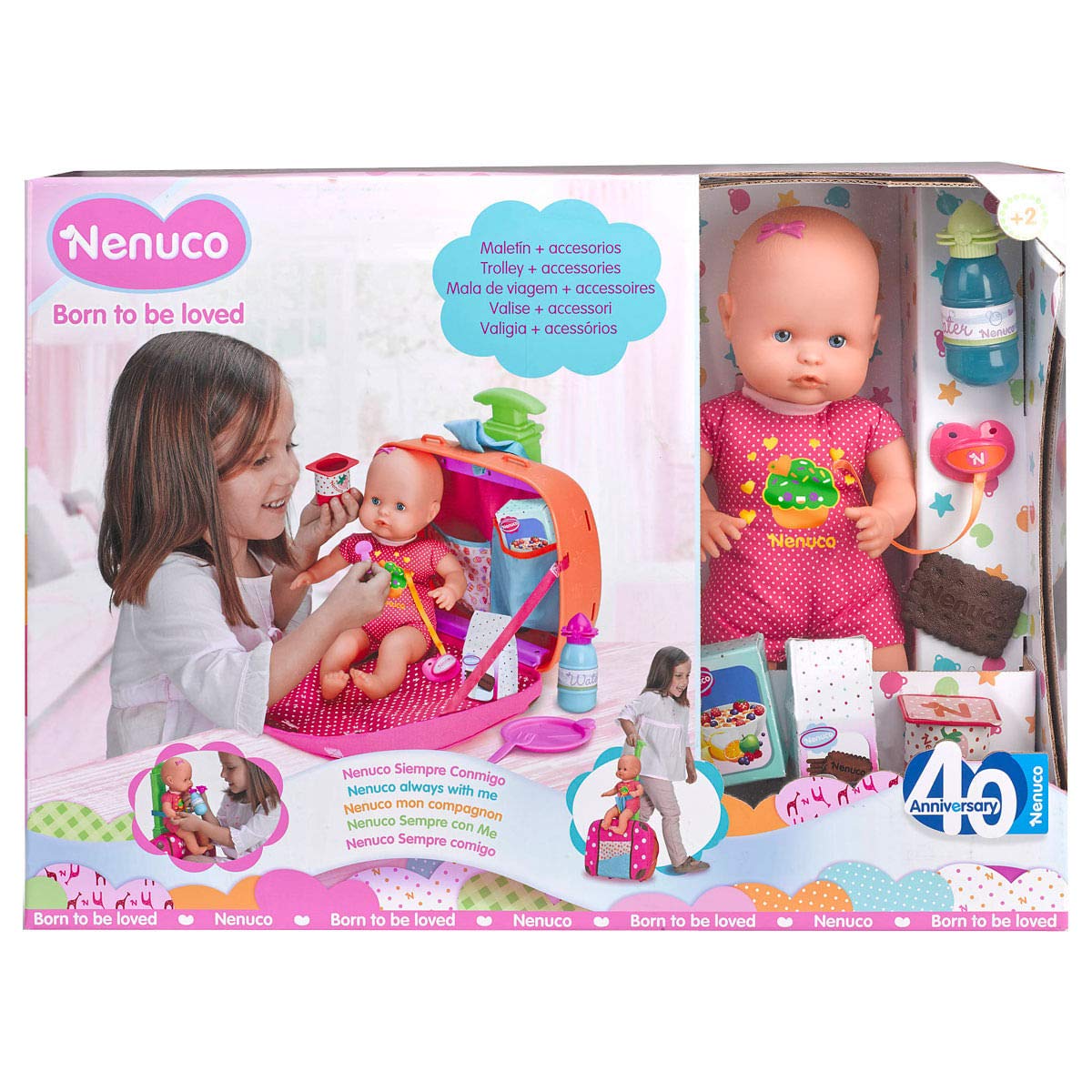 Nenuco Sempre con Me Bambola 35 cm con trolley