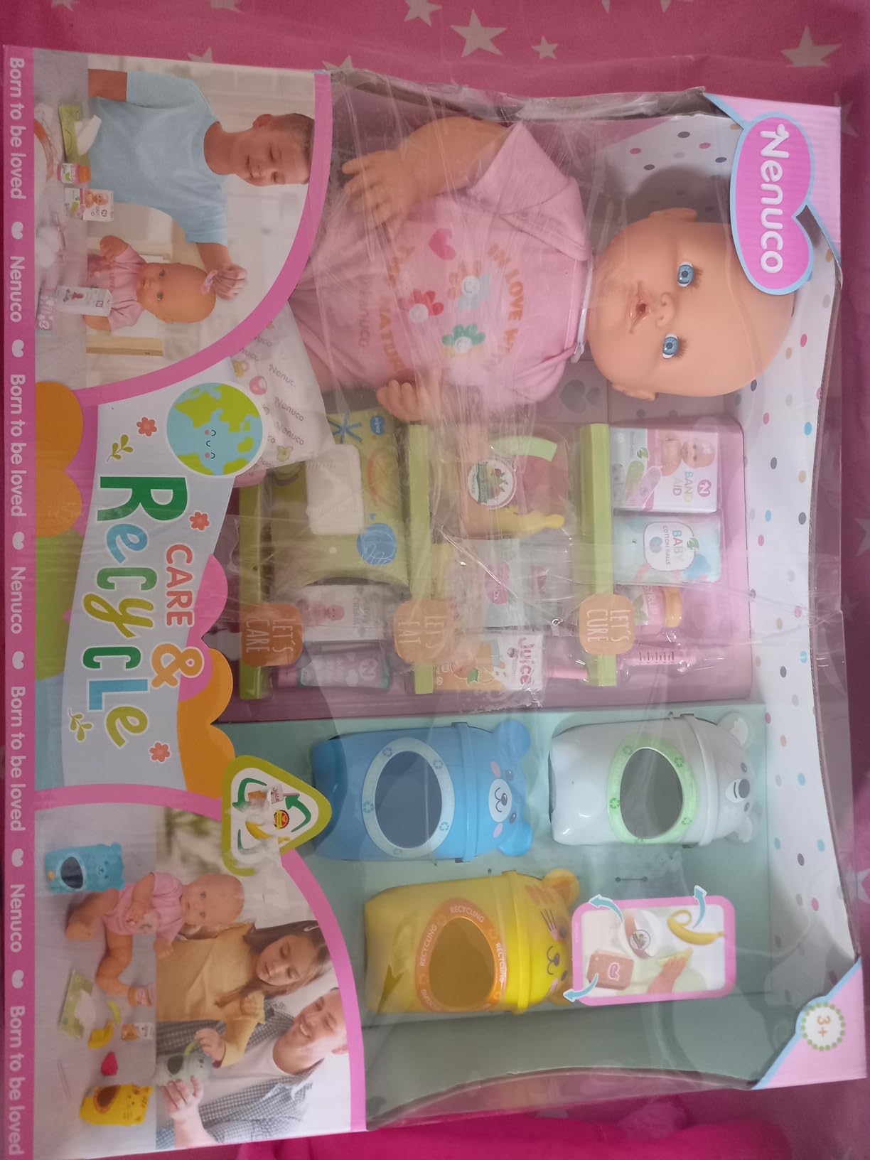 Nenuco Kits NFN98000 bambola 42 cm Cura e Ricicla