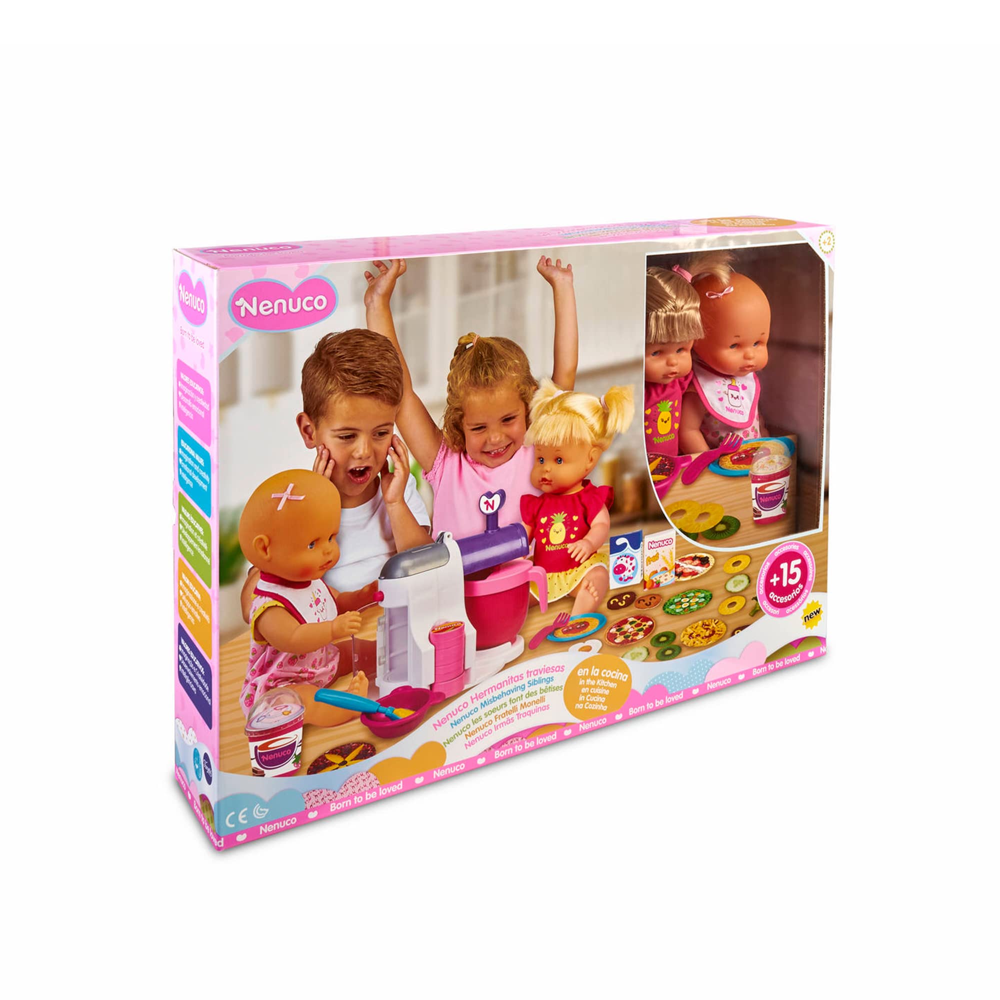 Nenuco Sorelle in Cucina 2 bambole 35 cm accessori