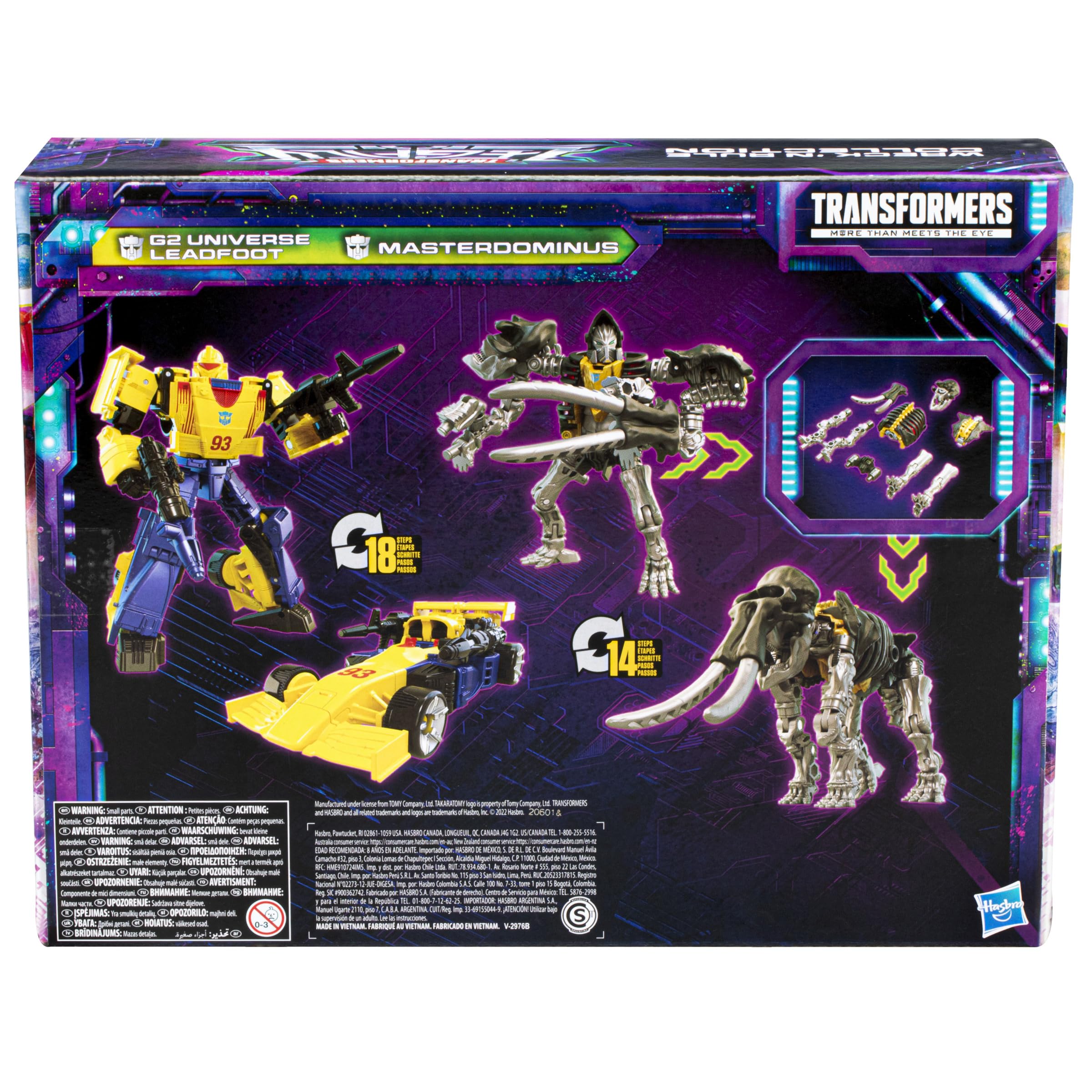 Transformers Legacy Leadfoot Masterdominus action figure 14 cm auto