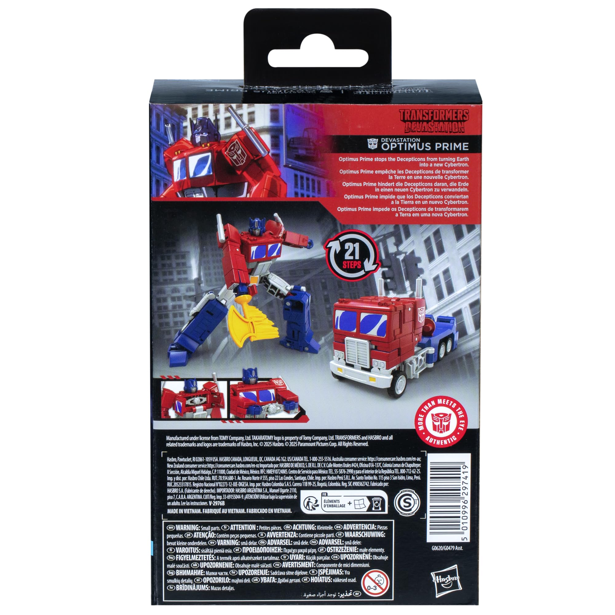 Transformers Studio Series Optimus Prime action figure Devastation
