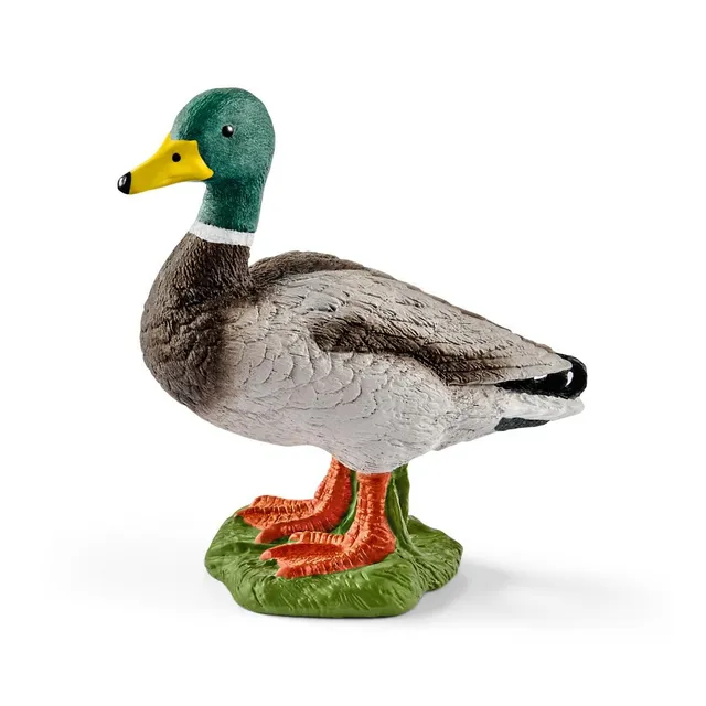 Schleich Farm World Drake figura papero anatra becco giallo