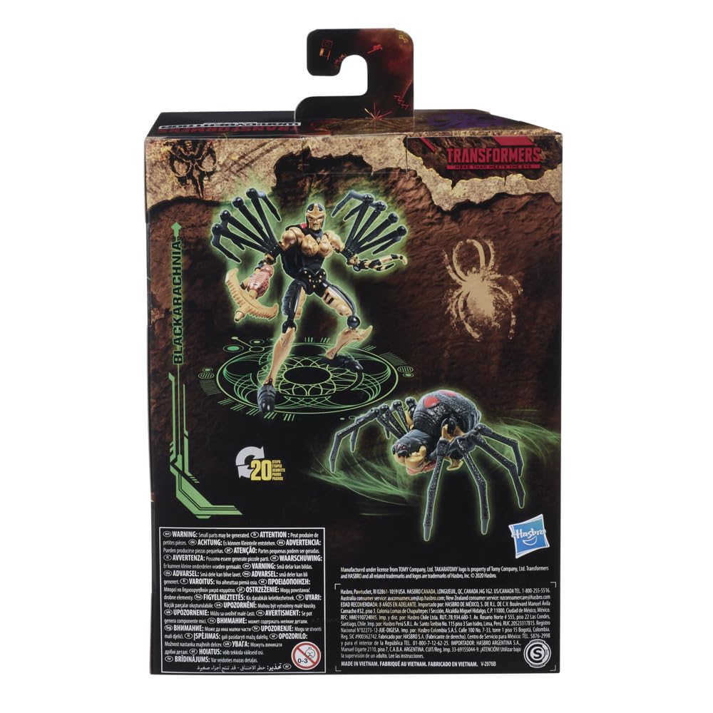 Transformers Kingdom WFC-K5 Blackarachnia action figure 14 cm ragno