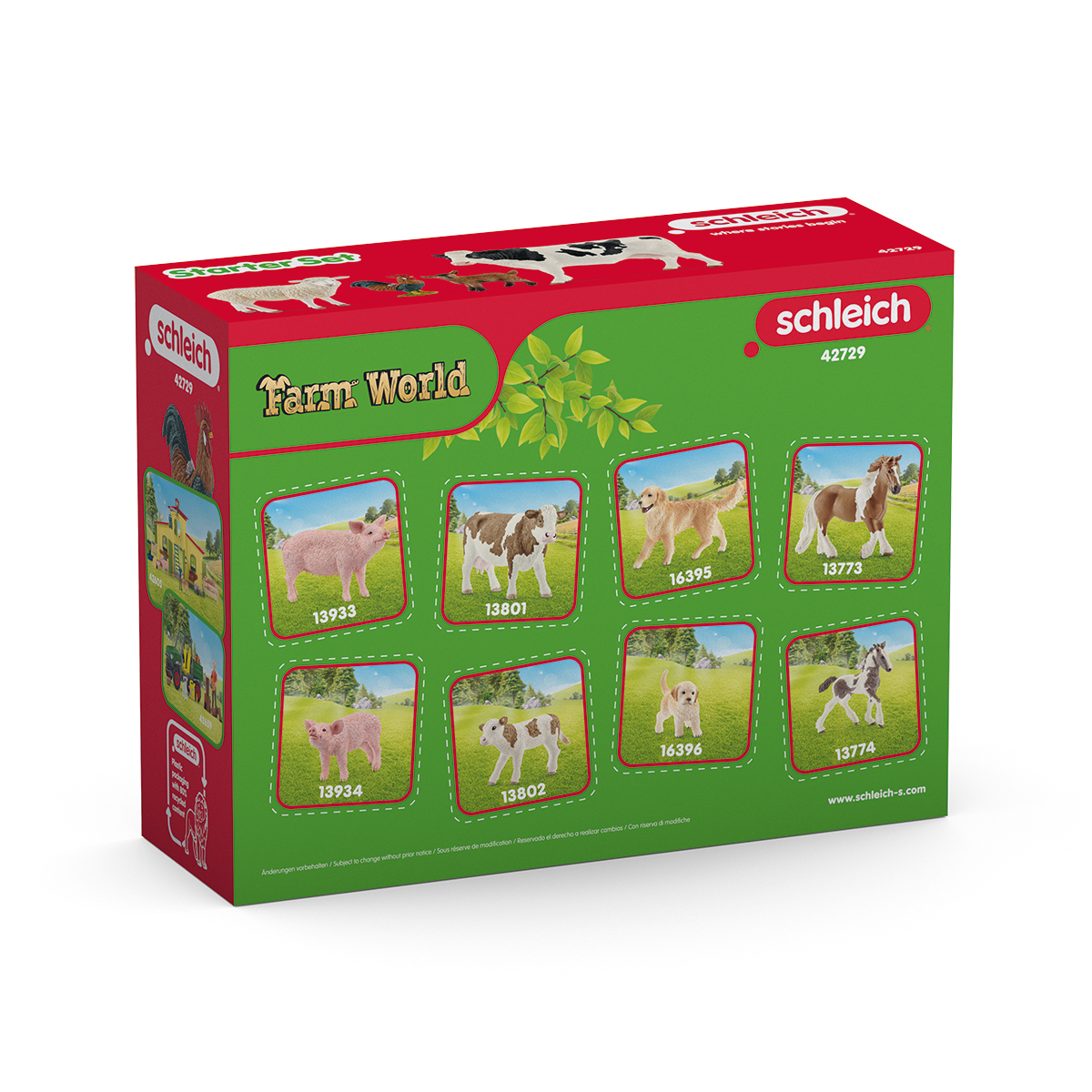 Schleich Farm World Starter Set 42729 Fattoria con Animali