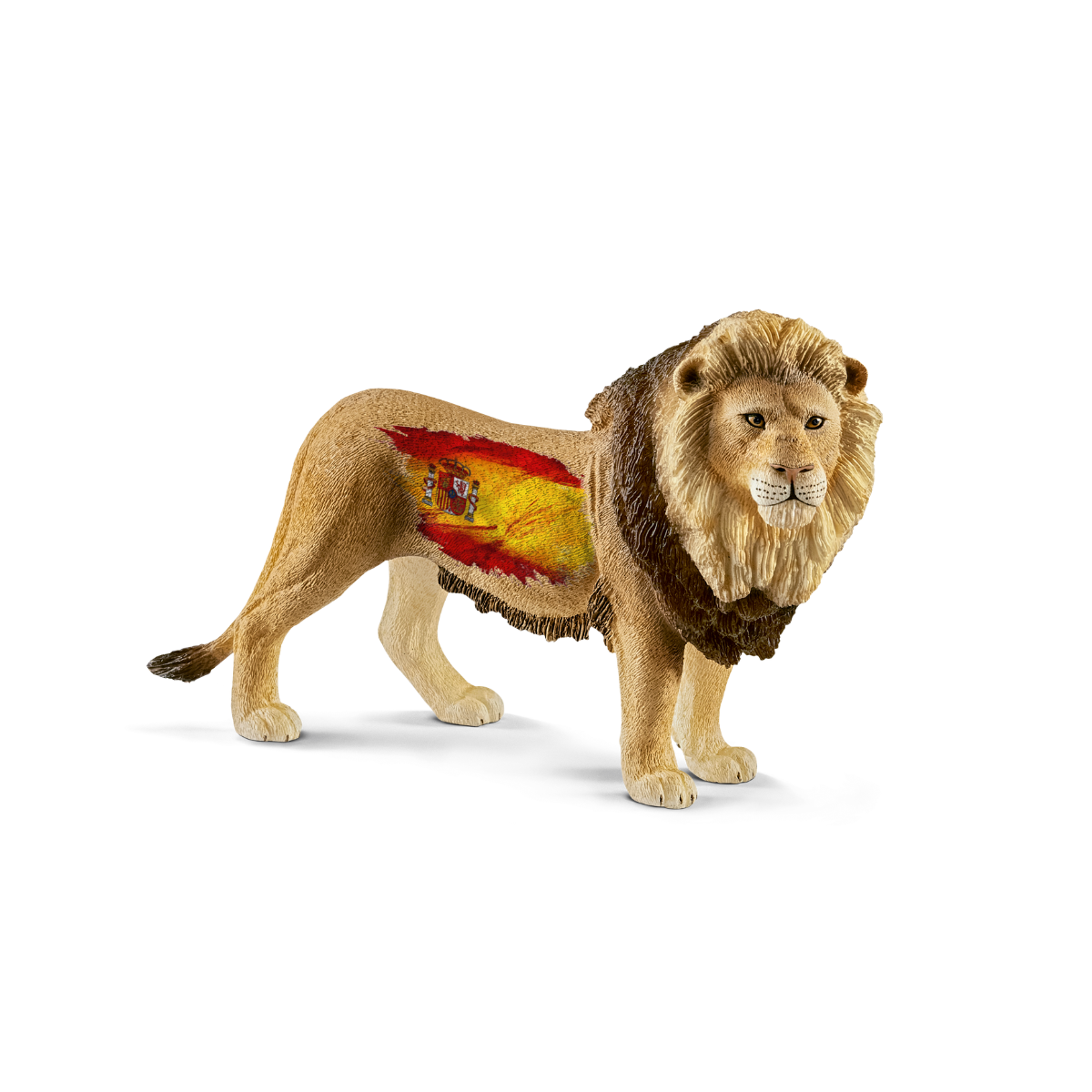 Schleich WILD LIFE Leone Spagna action figure rosso giallo