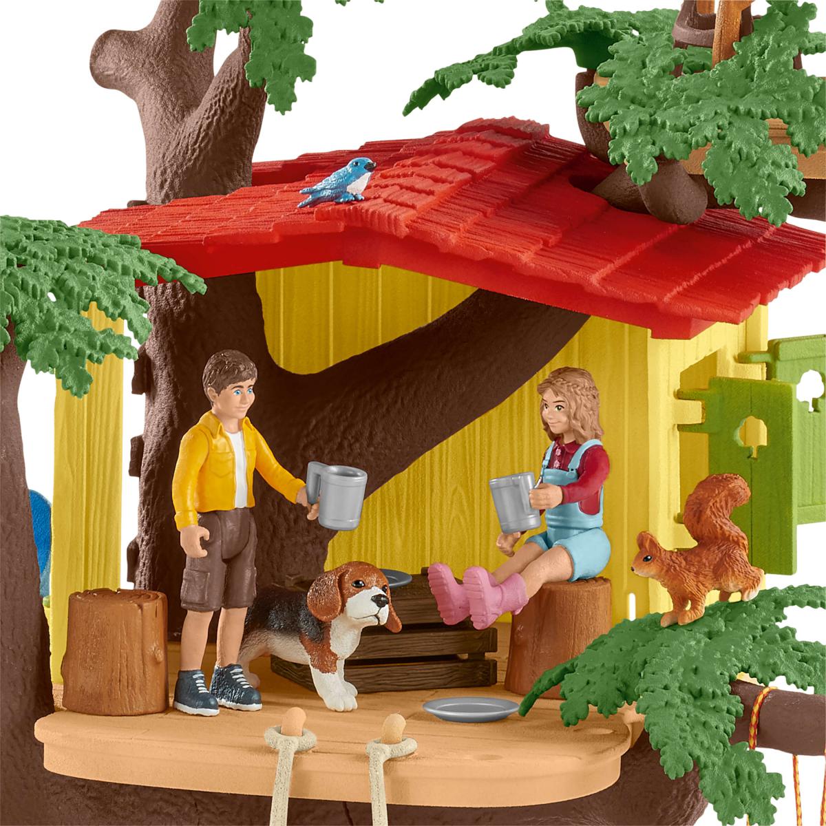 Schleich WILD LIFE Casa sull'albero avventurosa playset fattoria