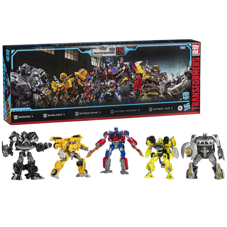 Transformers Studio Series multipack action figure 15° anniversario 5 pezzi