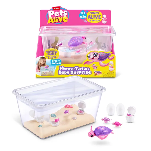 Pets Alive Mommy Turtle Surprise tartaruga robot con uova