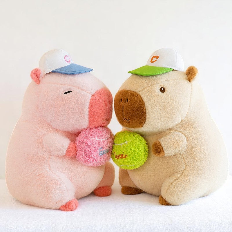 ToyalFriends Capybaras Tennis Ball Peluche Verde 26cm Morbido