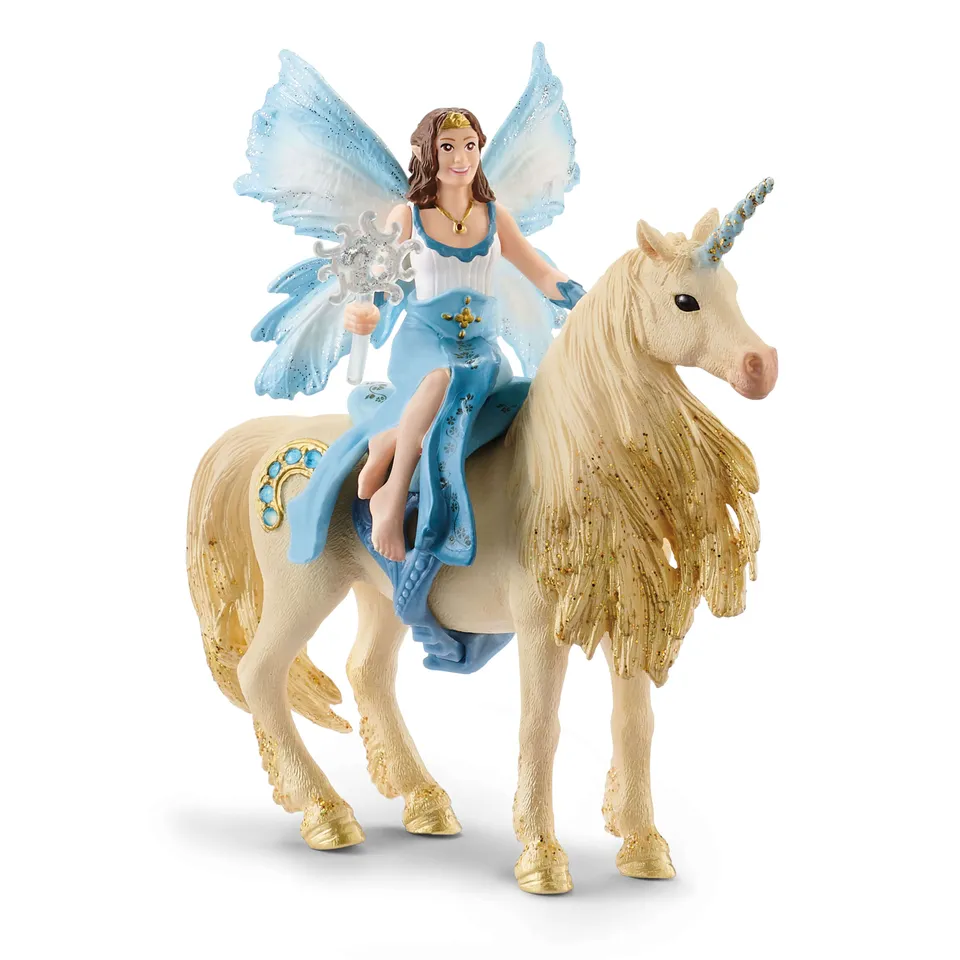 Schleich Bayala Eyela su Unicorno d'Oro 42508 figure