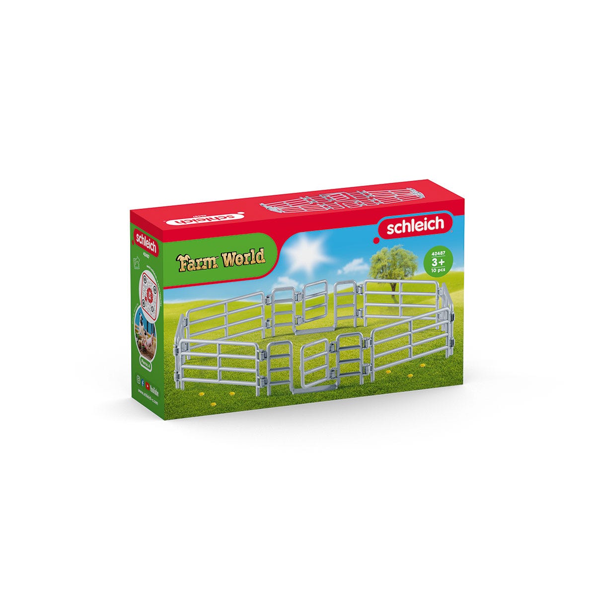 Schleich Farm World 42487 recinzione recinto accessorio fattoria