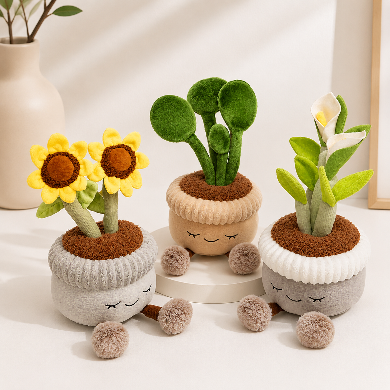 ToyalFriends Flower Plant 30cm peluche pianta Style A girasole