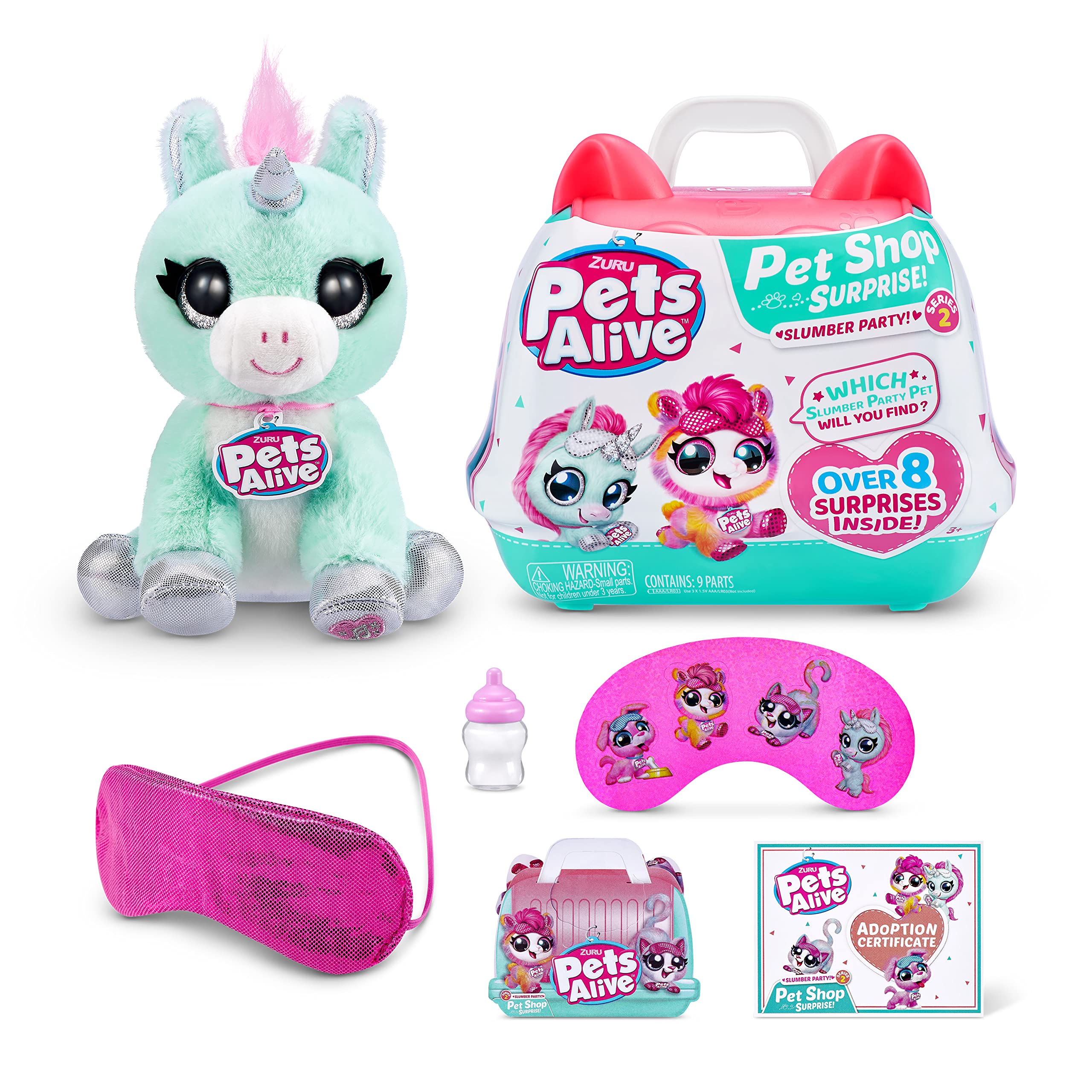 Pets Alive Pet Shop Surprise Lama Serie 2 peluche parla e ripeti