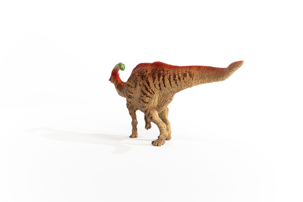 Schleich Dinosaurs Parasaurolofo 15030 dinosauro cresta verde