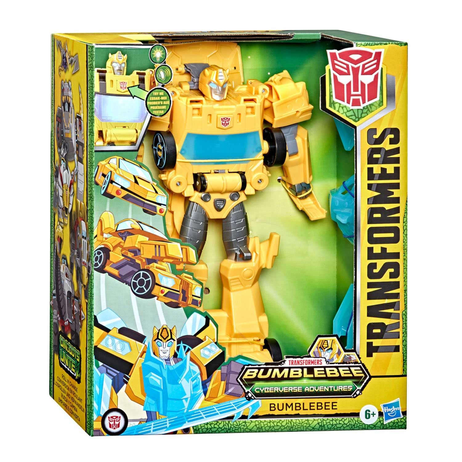 Transformers Cyberverse Bumblebee action figure 25 cm luci suoni