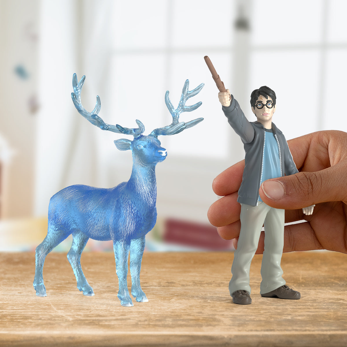 Schleich Harry Potter e Patronus action figure cervo