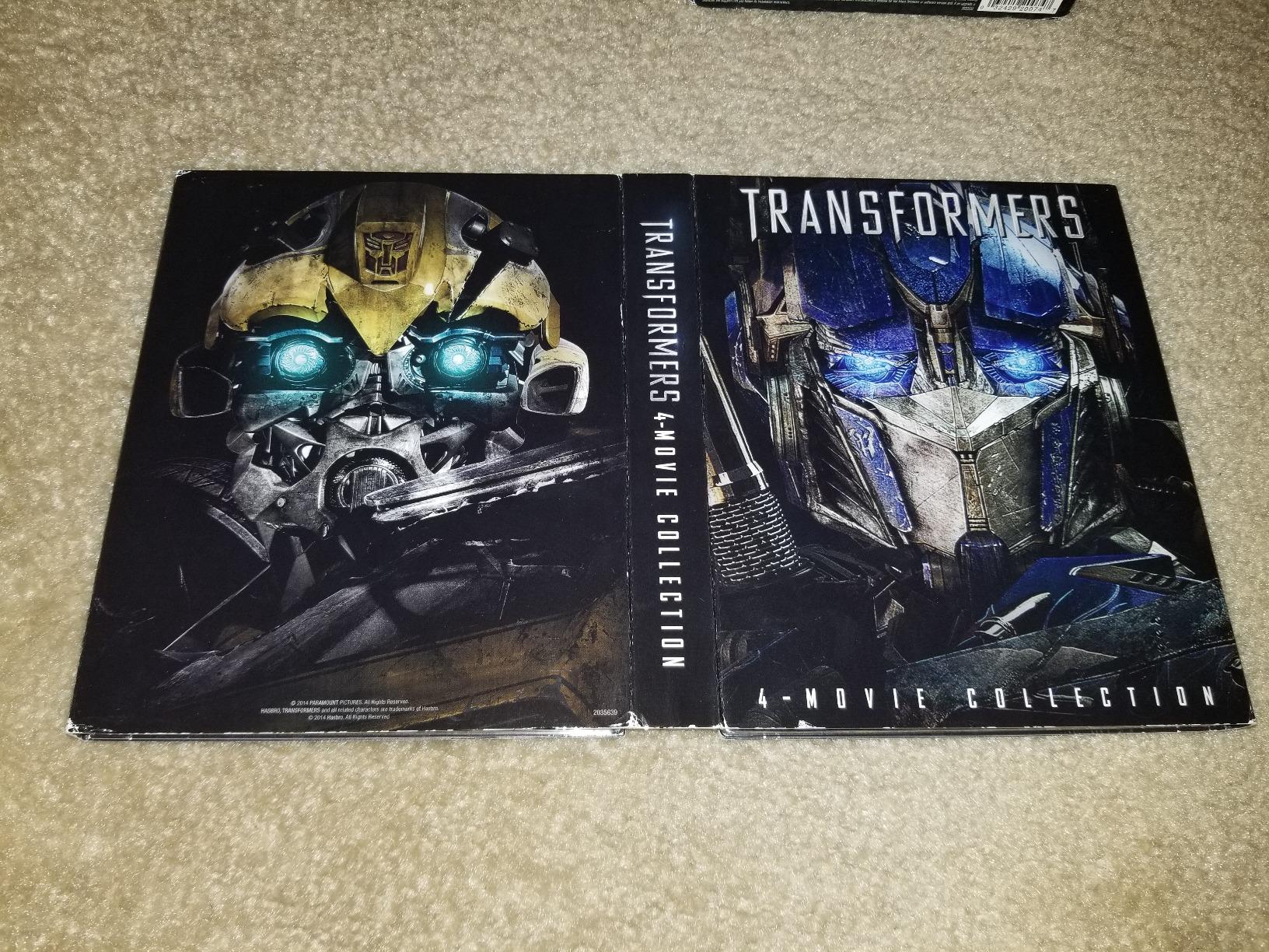 Transformers Cofanetto 4 Film DVD Saga Completa
