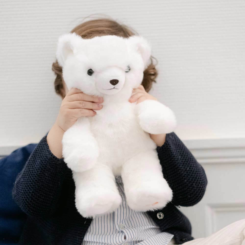 La Pelucherie Bears Orso Emile peluche bianco 25cm
