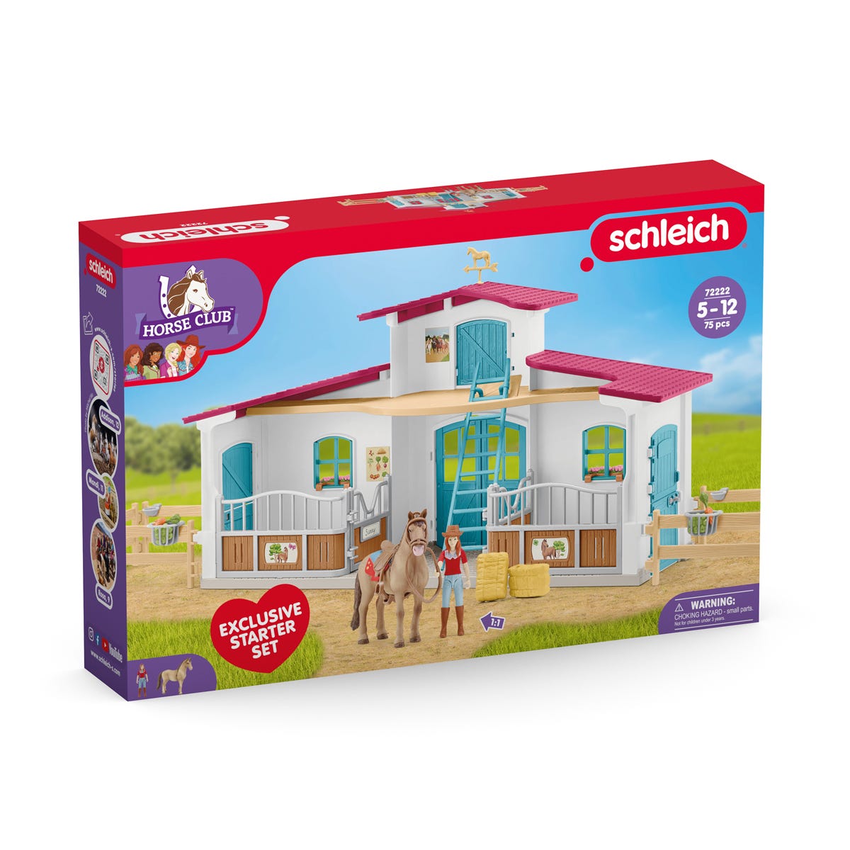 Schleich Horse Club Set Lakeside 72222 maneggio cavalli